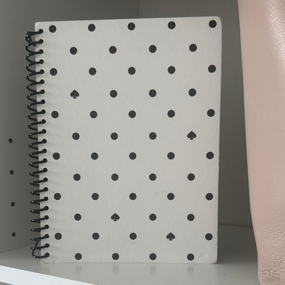 Kate Spade Bundle- Tan and Black Tote and Kate Spade Notebook - Picture 5 of 15